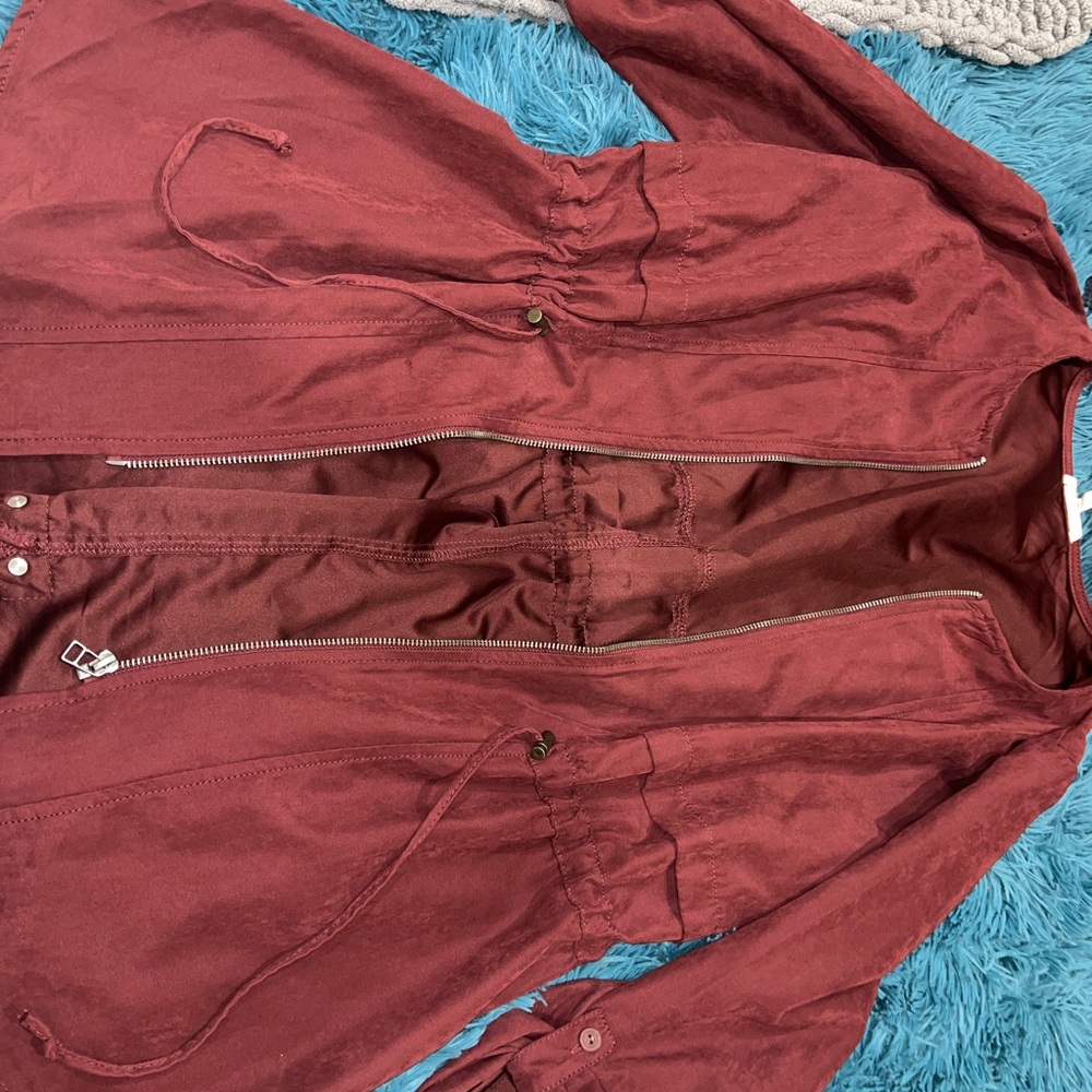 Maurices XL Burgandy Jacket